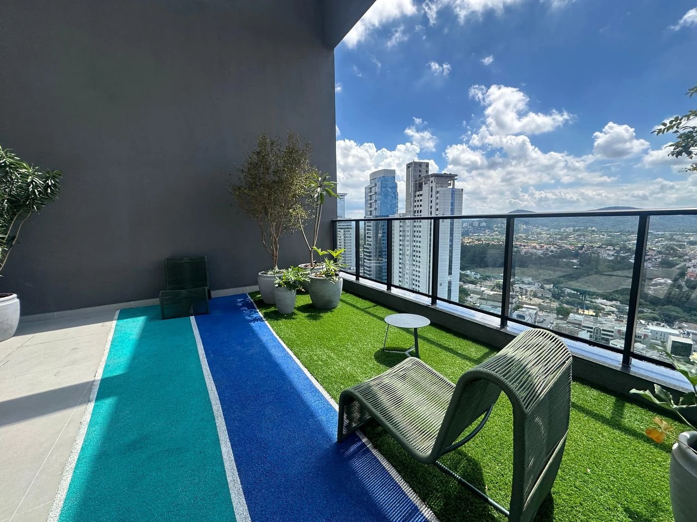Vista do rooftop para Alphaville
